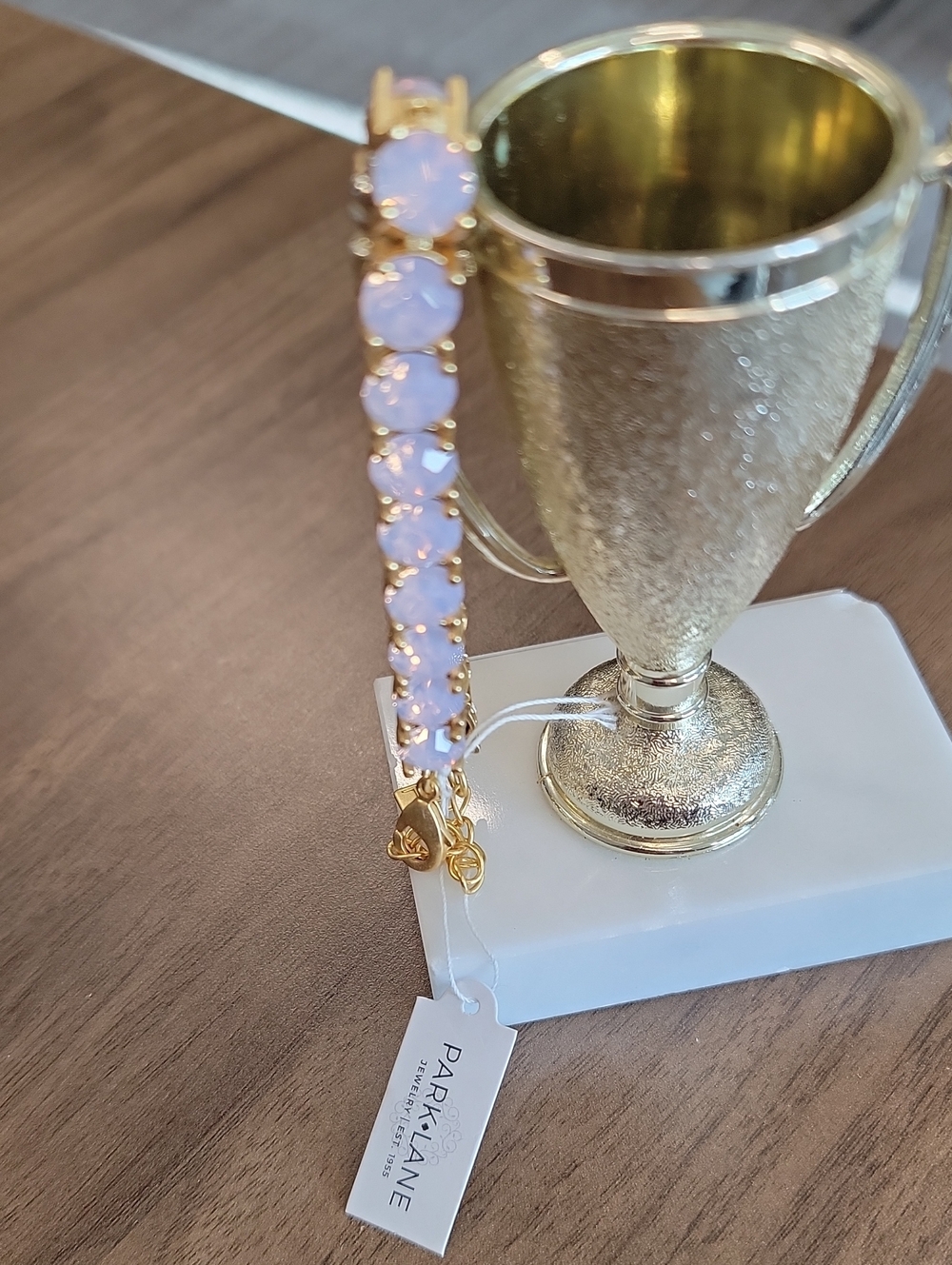 Park Lane Impression Gold Bracelet with Pink Stones